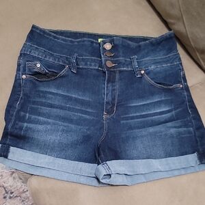 Chic High Waist Denim Shorts